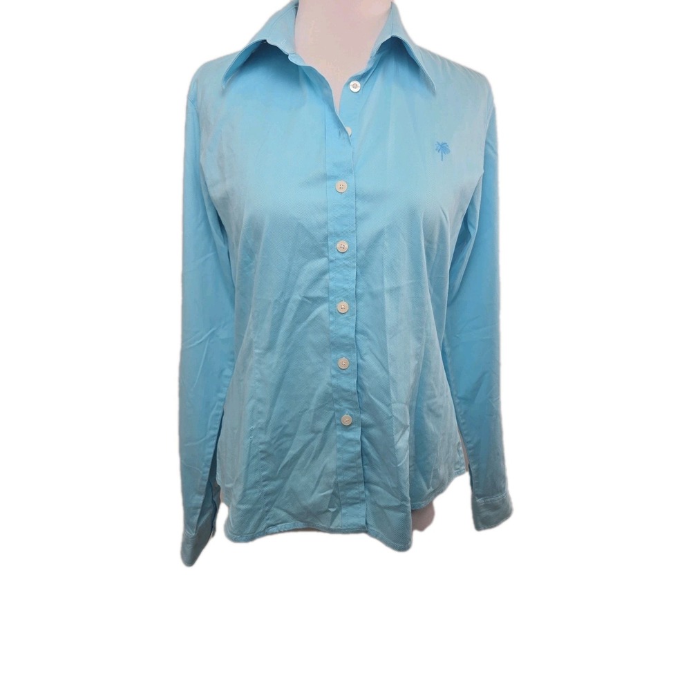 Lilly Pulitzer Women's Size 10 Long Sleeve Button Up Shirt Top (Runs Small)